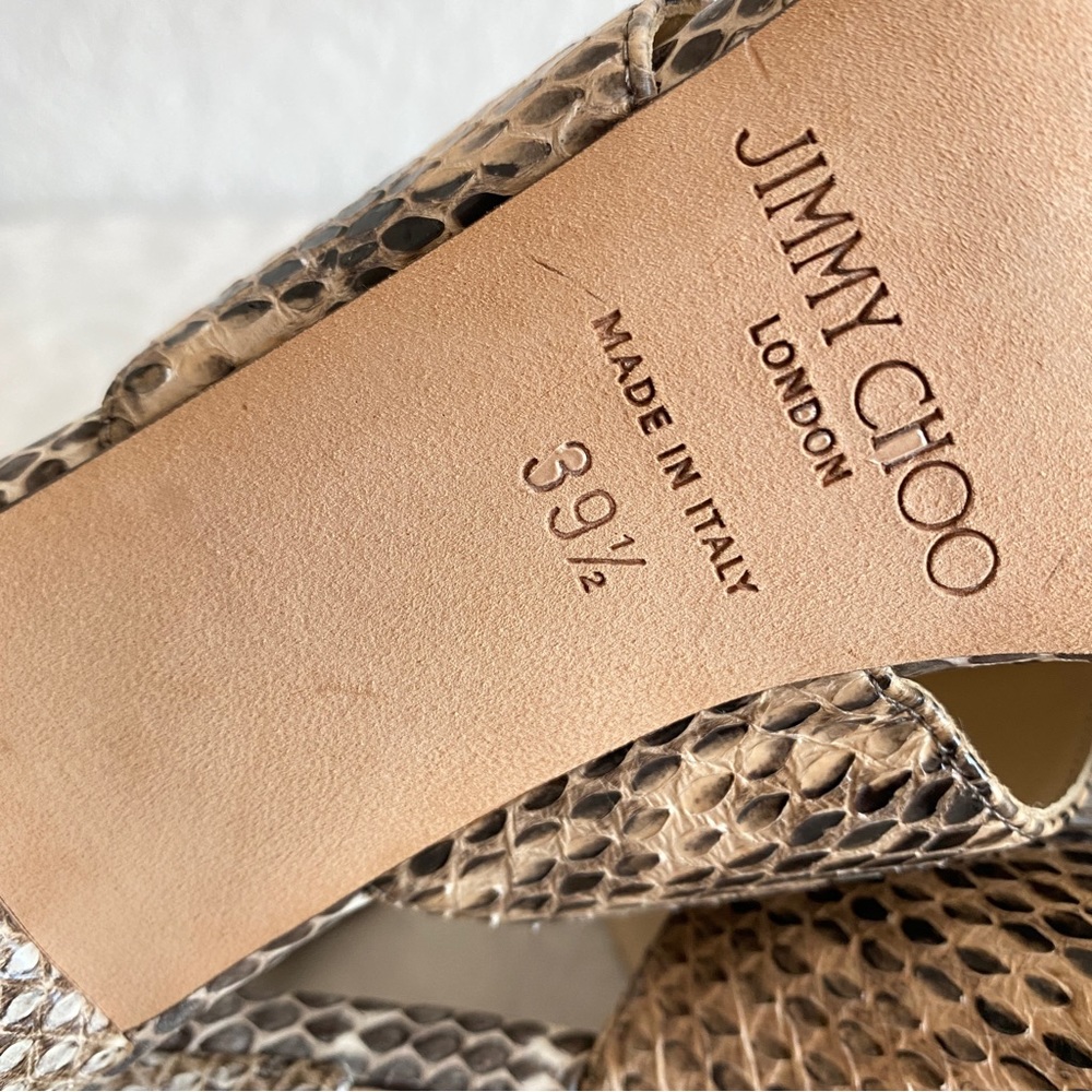 Jimmy Choo Python Sandals - Picture 9 of 9